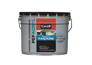 Peinture FACADE PEF ACRYL CECIL Ton Pierre 10L